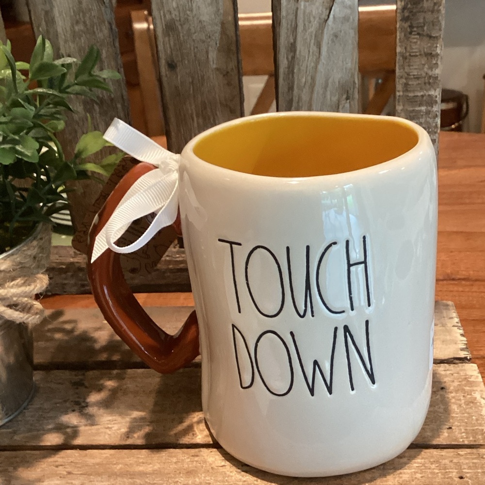 Rae Dunn x Peanuts Football Mug